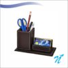 Leatherette Pen Stand& Visiting Card Holder