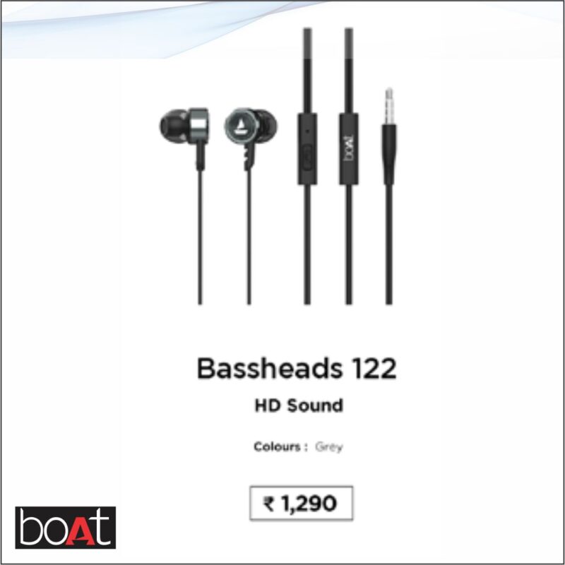 Boat Bassheads 122 Newgenn India