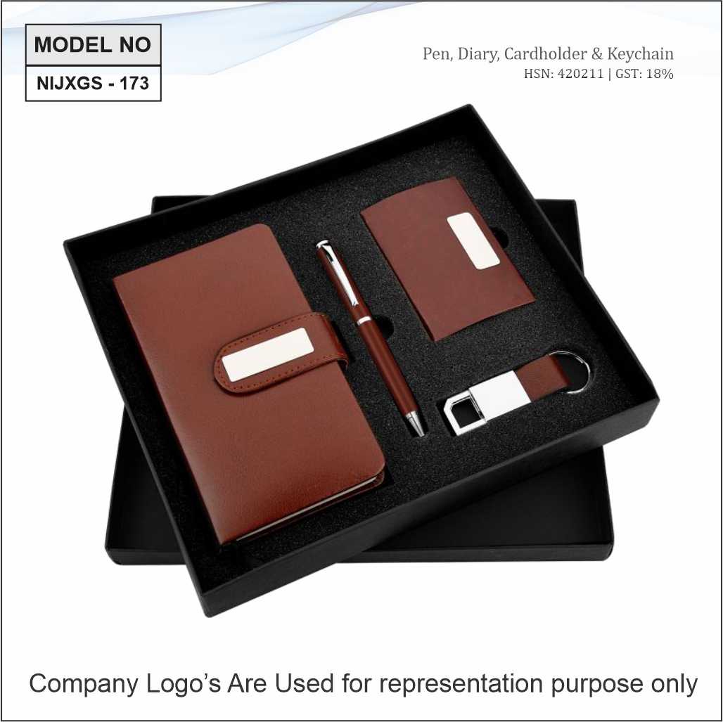 Executive Leather Pen, Card Case and Keychain Set - Free Personalization -  Executive Gift Shoppe